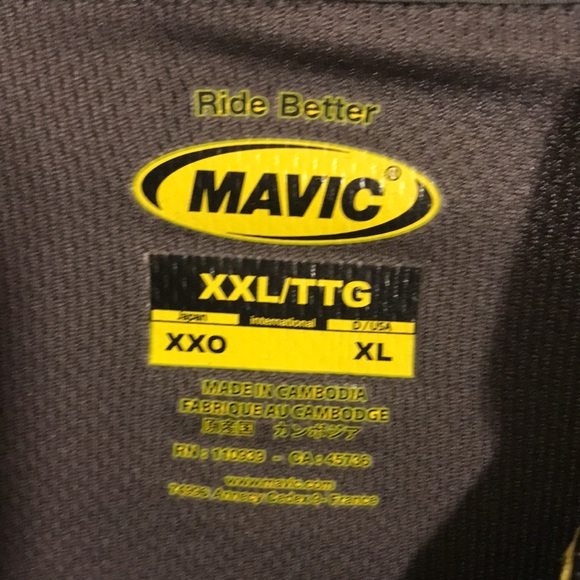Men’s Mavic Cycling Jersey - Picture 9 of 10